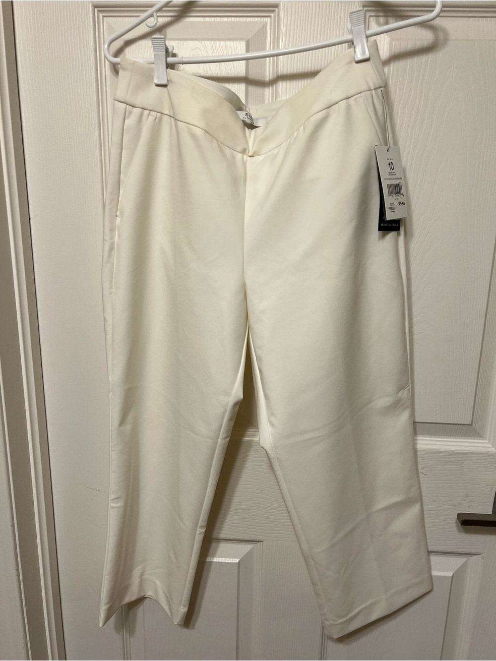 ALFRED SUNG Cream Tailored Men’s Chinos